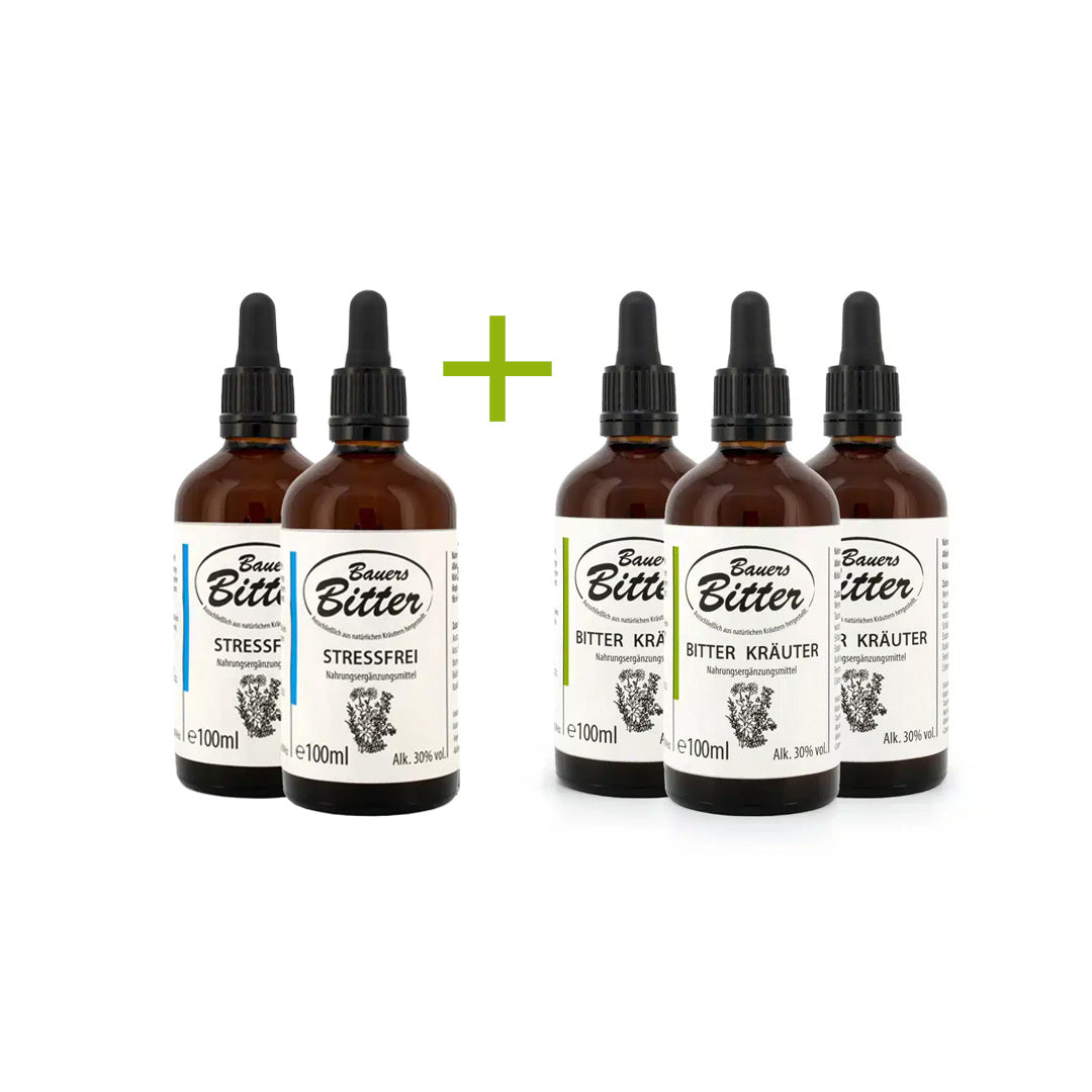 Bauers Bitter Herbs & Stress-Free SMOKE-FREE Set