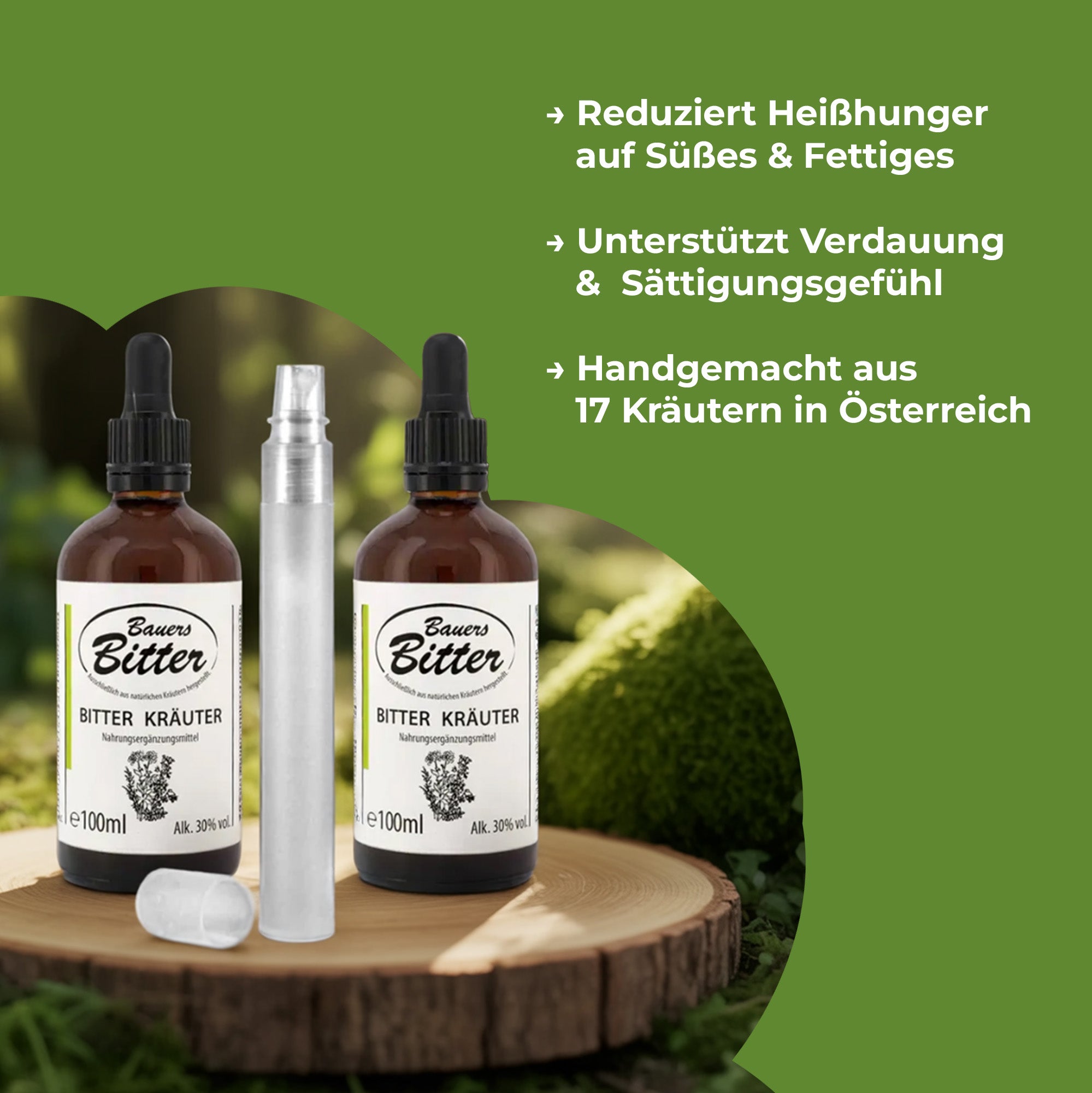 Bauers Bitter Kräuter Gewichtsmanagement