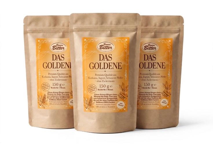 3er SET Das Goldene