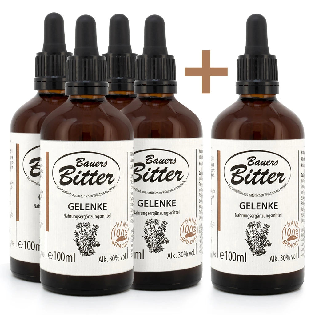 FIT & VITAL SET 4 + 1  Bitter Gelenke für 6 Monate