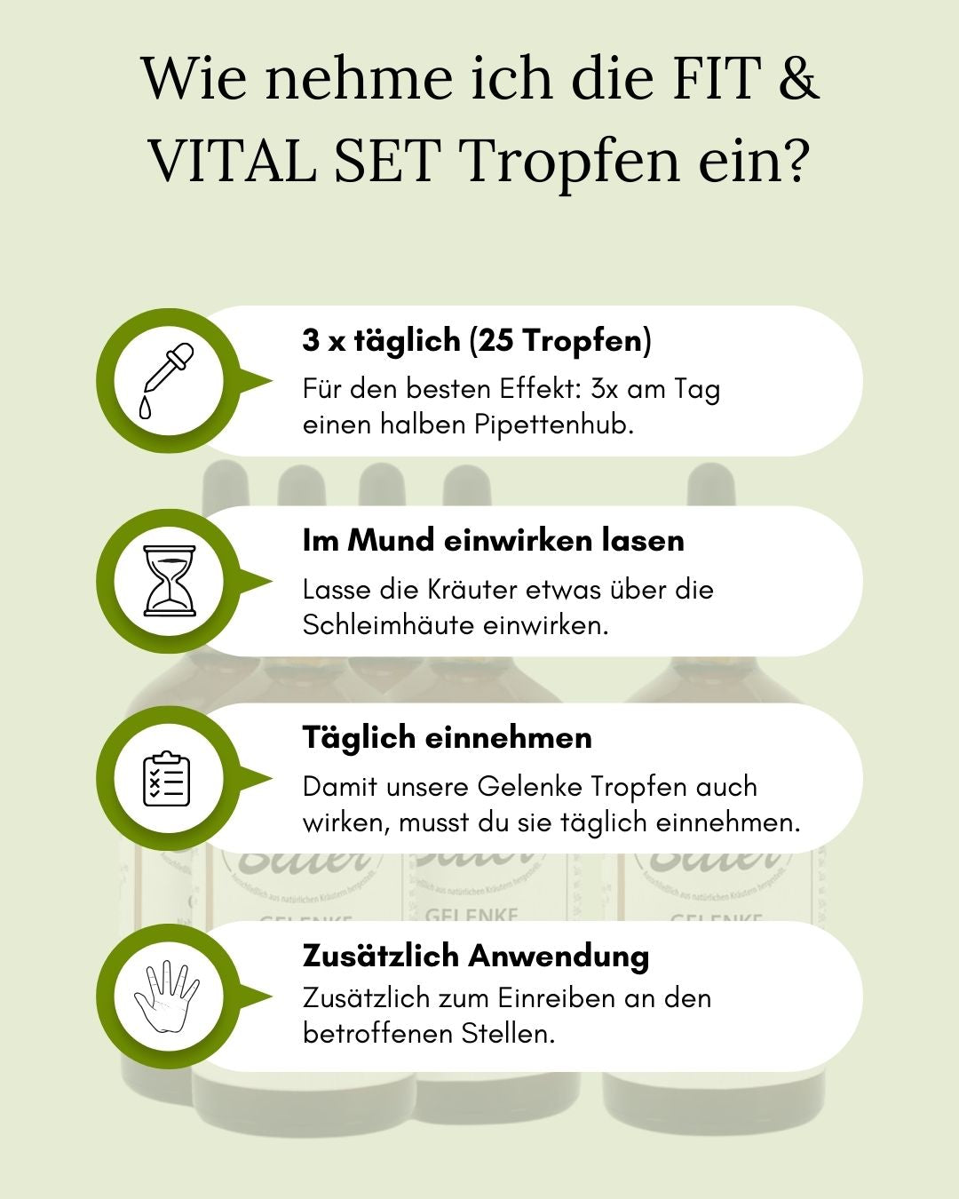 FIT &amp; VITAL SET 4 + 1 Free – Bitter Joints for 6 Months